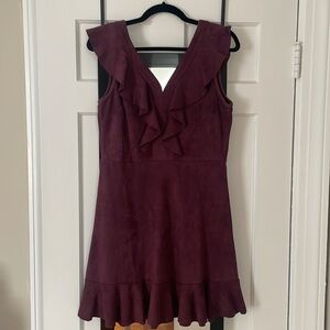 Lily rain boutique suede dress